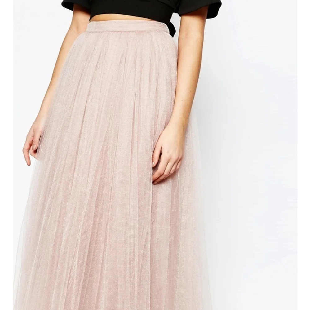 Little Mistress Blush Maxi Skirt - Picture 2 of 6